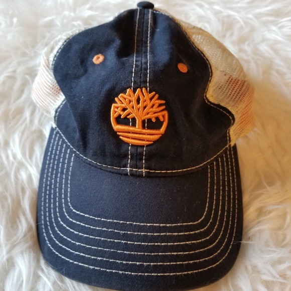 Timberland Other - Timberland Hat Cap Black Off White Adjustable